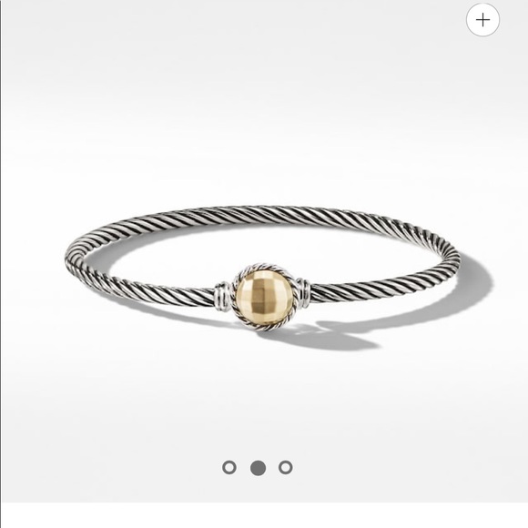 David Yurman Chatelaine Bracelet with 18K Gold - Picture 5 of 6